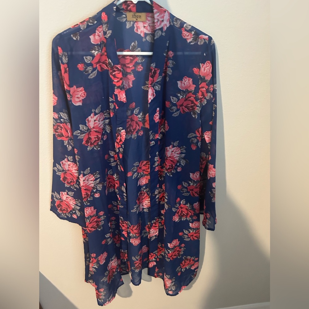 Floral Sheer Kimono